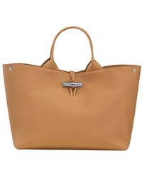 Longchamp - Large Le Roseau Tote Bag - Lyst
