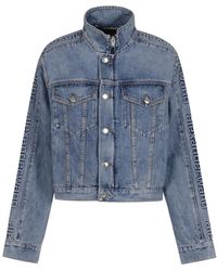 Alexander Wang - Denim Track Jacket - Lyst