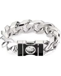 Gucci - Interlocking Chain Bracelet With Buckle - Lyst