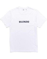 Aspesi - Slogan Printed Crewneck T-Shirt - Lyst
