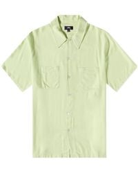 Stussy - Contrast-Stitching Short-Sleeve Shirt - Lyst
