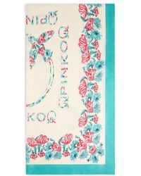 Pinko - Floral Printed Limbo Scarf - Lyst