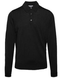 John Smedley - Dorset Long-Sleeve Polo Shirt - Lyst