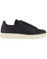 Tom Ford - Warwick Leather Low-Top Sneakers - Lyst