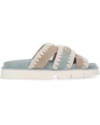 Mou - Bio Slip-On Sandals - Lyst