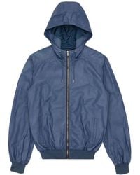 Gucci - Logo Hooded Casual Jacket - Lyst