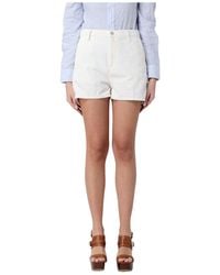 7 For All Mankind - Belt Loop Shorts - Lyst
