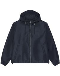 Givenchy - Logo Embroidered Zip-Up Windbreaker - Lyst