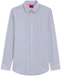 BOSS - Hugo Striped Button-Up Shirt - Lyst