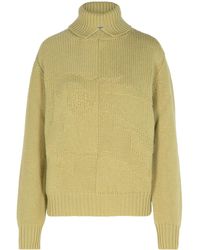 Burberry - Ekd Motif Roll-Neck Jumper - Lyst