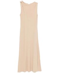 JOSEPH - Arty Plissé Knit Midi Dress - Lyst