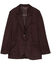 Victoria Beckham - Single-Breasted Peak-Lapels Blazer - Lyst