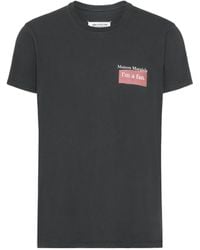 Maison Margiela - Logo Patch Crewneck T-Shirt - Lyst