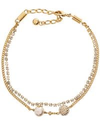 Jimmy Choo - Auri Anklet Bracelet - Lyst