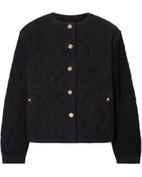 Blazé Milano - Gliss Quilted Suede Jacket - Lyst