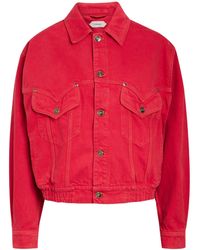 Versace - Simple Denim Jacket - Lyst