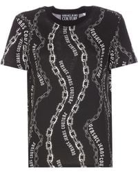 Versace Jeans Couture - Couture Chain Couture Printed Crewneck T-Shirt - Lyst