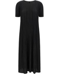 Pleats Please Issey Miyake - Pleats Please Issey Miyake Mellow Pleats Midi Dress - Lyst