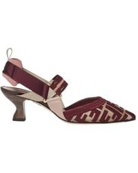 Fendi - Colibrì Slingback Pointed-Toe Pumps - Lyst