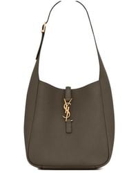 Saint Laurent - Le 5 À 7 Logo Plaque Shoulder Bag - Lyst