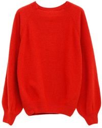 Baserange - Soar Purl Raglan-Sleeve Jumper - Lyst
