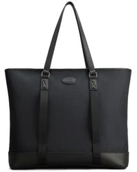 Tod's - Logo Trim Tote Bag - Lyst
