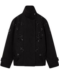 Golden Goose - Floral Sequin Embroidery Oversized Jacket - Lyst