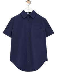 Loewe - Anagram-Embroidered Shirt - Lyst