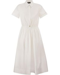 Fabiana Filippi - Poplin Polo Midi Dress - Lyst