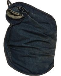 Magda Butrym - One-Shoulder Draped Denim Top - Lyst