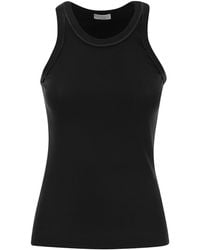 Brunello Cucinelli - Stretched Ribbed Jersey Top - Lyst