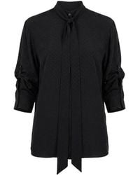 Ann Demeulemeester - Dien Lavallière Neck-Tie Shirt - Lyst