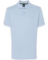BOSS - Logo-Print Polo Shirt - Lyst