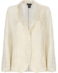 Avant Toi - Sheer Blazer Jacket - Lyst