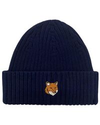 Maison Kitsuné - Maison Kitsuné Fox Head Beanie - Lyst