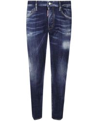 DSquared² - Medium Super Star Wash Distressed Jeans - Lyst