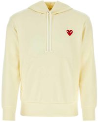 COMME DES GARÇONS PLAY - Long-Sleeved Hooded Hoodie - Lyst