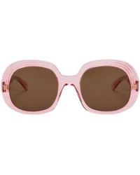 Loewe - Mini Anagram Steps Square Sunglasses - Lyst