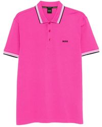 BOSS - Short-Sleeve Polo Shirt - Lyst