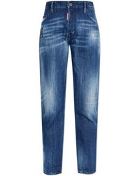 DSquared² - Faded-Effect Distressed Jeans - Lyst