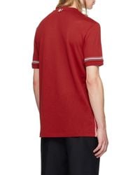 Thom Browne - Stripe Detailed Crewneck T-Shirt - Lyst