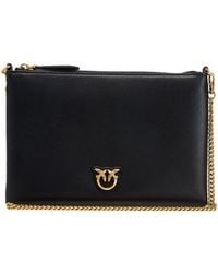 Pinko - Classic Flat Love Simply Crossbody Bag - Lyst