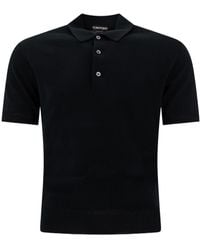 Tom Ford - Fine Knit Short-Sleeved Polo Shirt - Lyst