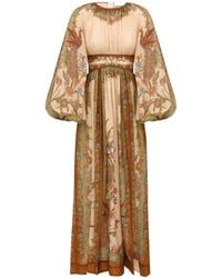 Zimmermann - Indra Waisted Maxi Dress - Lyst