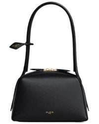 Alaïa - Alaïa Structured Top Zip Shoulder Bag - Lyst
