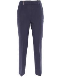 Peserico - Slim Fit Chino Pants - Lyst