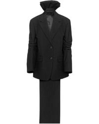 Prada - Bow Detailed Single Breasted Coat - Lyst