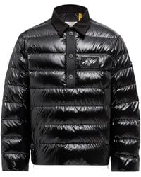 Moncler - Long-Sleeved Down Jacket - Lyst