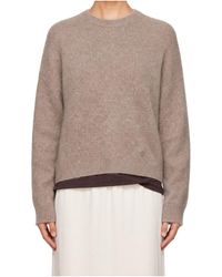 Loulou de Saison - Crew-Neck Long-Sleeve Sweater - Lyst