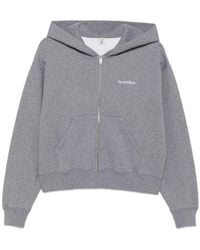 Sporty & Rich - Long-Sleeved Zip-Up Sweatshirt - Lyst